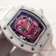 2017 Fake Richard Mille RM 052 Watch SS White Ceramic Bezel Red Skull Rubber  (11)_th.jpg